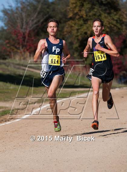 Thumbnail 2 in CIF State Cross Country Championships (D5 Boys Race) photogallery.