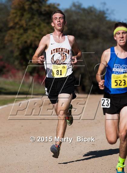 Thumbnail 1 in CIF State Cross Country Championships (D5 Boys Race) photogallery.