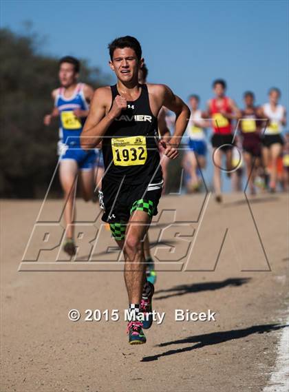 Thumbnail 2 in CIF State Cross Country Championships (D5 Boys Race) photogallery.