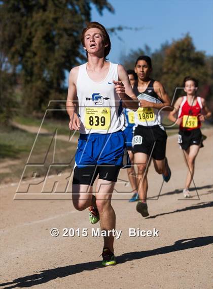 Thumbnail 1 in CIF State Cross Country Championships (D5 Boys Race) photogallery.