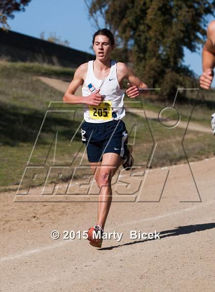 Thumbnail 1 in CIF State Cross Country Championships (D5 Boys Race) photogallery.