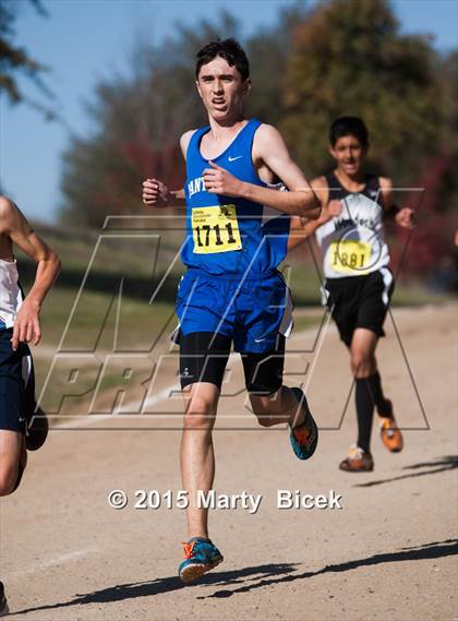 Thumbnail 3 in CIF State Cross Country Championships (D5 Boys Race) photogallery.