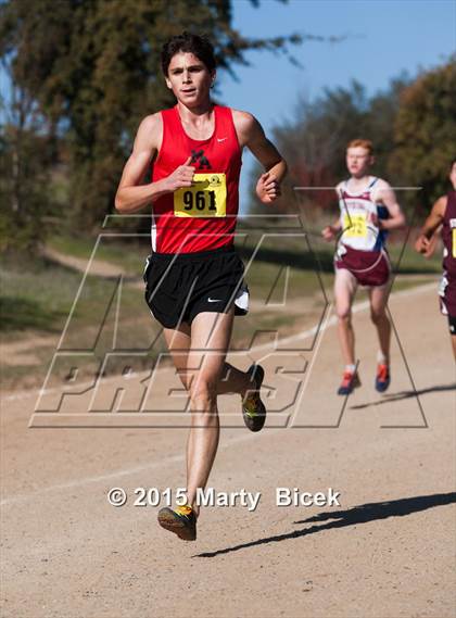 Thumbnail 2 in CIF State Cross Country Championships (D5 Boys Race) photogallery.