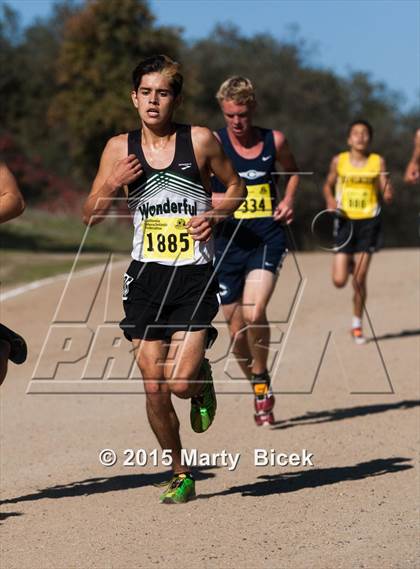 Thumbnail 3 in CIF State Cross Country Championships (D5 Boys Race) photogallery.
