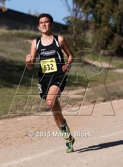 Thumbnail 2 in CIF State Cross Country Championships (D5 Boys Race) photogallery.