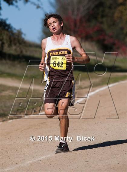 Thumbnail 1 in CIF State Cross Country Championships (D5 Boys Race) photogallery.