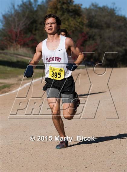 Thumbnail 2 in CIF State Cross Country Championships (D5 Boys Race) photogallery.