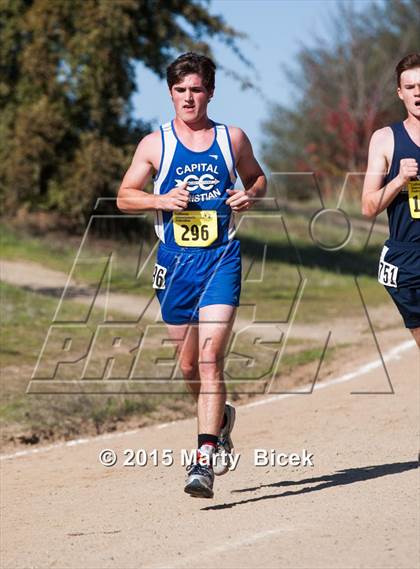 Thumbnail 2 in CIF State Cross Country Championships (D5 Boys Race) photogallery.