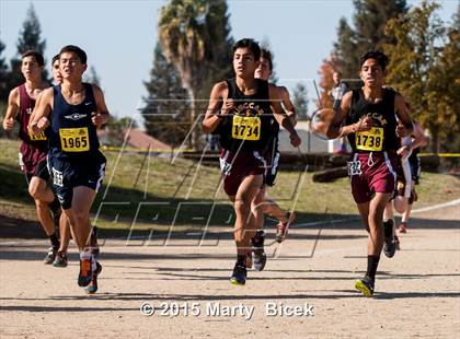 Thumbnail 3 in CIF State Cross Country Championships (D5 Boys Race) photogallery.