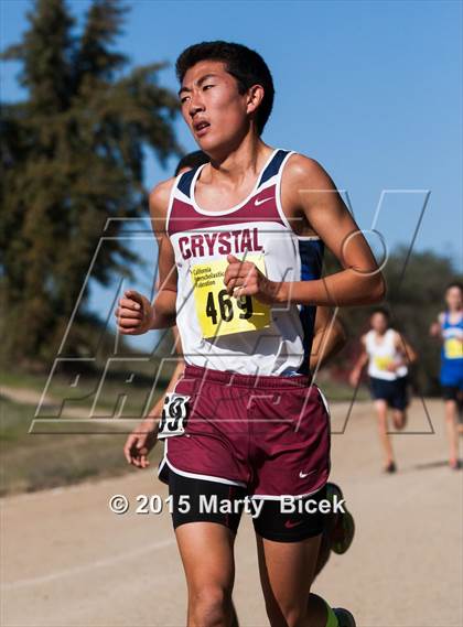 Thumbnail 1 in CIF State Cross Country Championships (D5 Boys Race) photogallery.