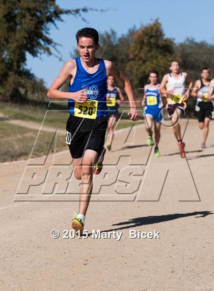 Thumbnail 2 in CIF State Cross Country Championships (D5 Boys Race) photogallery.