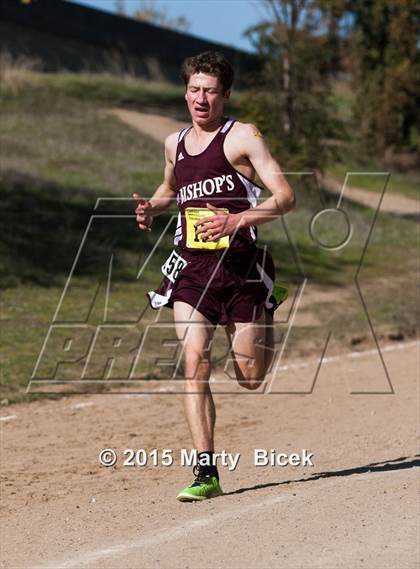 Thumbnail 1 in CIF State Cross Country Championships (D5 Boys Race) photogallery.