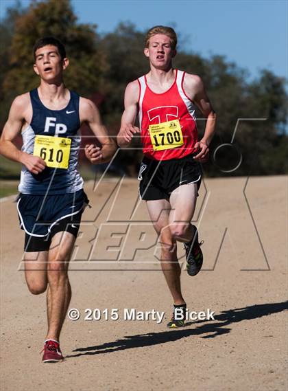 Thumbnail 1 in CIF State Cross Country Championships (D5 Boys Race) photogallery.