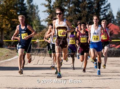 Thumbnail 2 in CIF State Cross Country Championships (D5 Boys Race) photogallery.