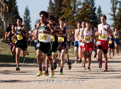 Thumbnail 2 in CIF State Cross Country Championships (D5 Boys Race) photogallery.