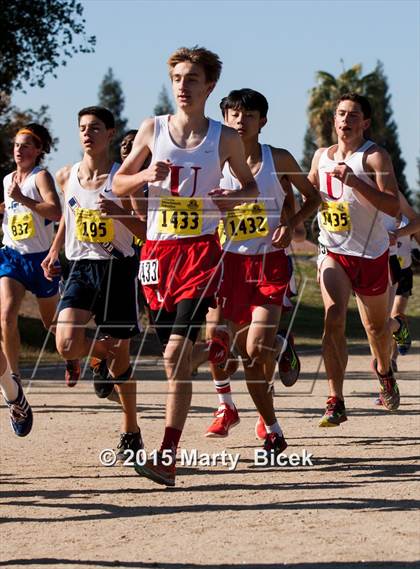 Thumbnail 3 in CIF State Cross Country Championships (D5 Boys Race) photogallery.