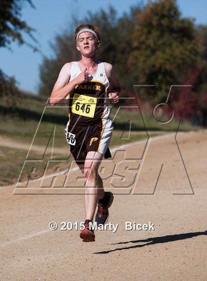 Thumbnail 1 in CIF State Cross Country Championships (D5 Boys Race) photogallery.