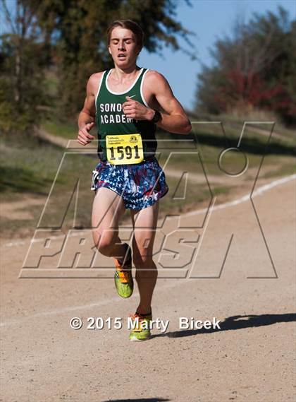 Thumbnail 3 in CIF State Cross Country Championships (D5 Boys Race) photogallery.