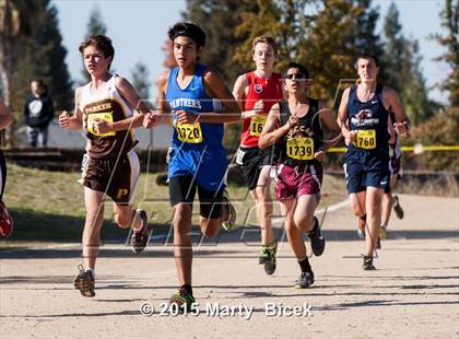 Thumbnail 3 in CIF State Cross Country Championships (D5 Boys Race) photogallery.
