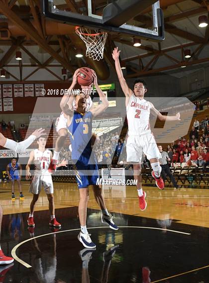 Thumbnail 1 in Ripon Christian vs. Sacramento Adventist (CIF SJS D6 Final) photogallery.