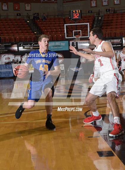 Thumbnail 3 in Ripon Christian vs. Sacramento Adventist (CIF SJS D6 Final) photogallery.