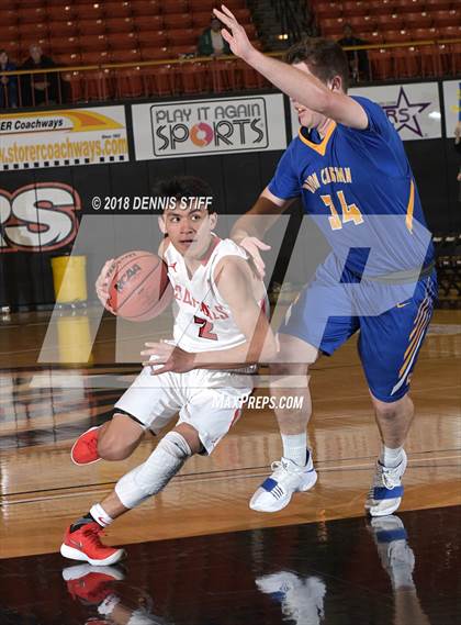Thumbnail 2 in Ripon Christian vs. Sacramento Adventist (CIF SJS D6 Final) photogallery.