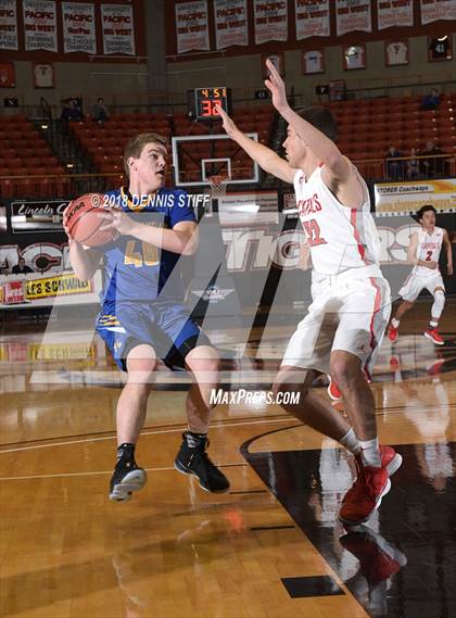 Thumbnail 1 in Ripon Christian vs. Sacramento Adventist (CIF SJS D6 Final) photogallery.