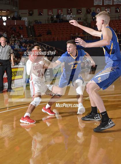 Thumbnail 3 in Ripon Christian vs. Sacramento Adventist (CIF SJS D6 Final) photogallery.