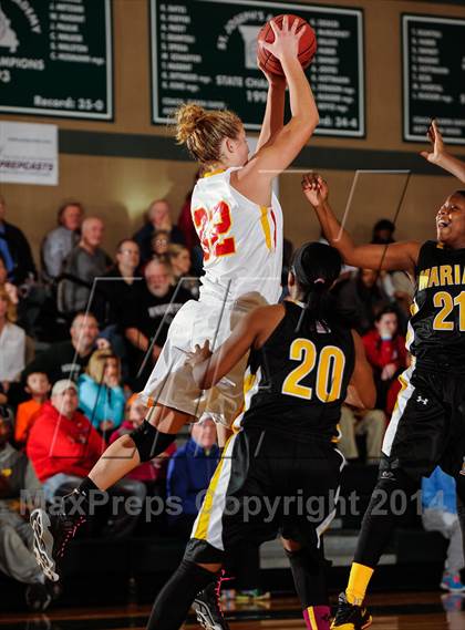 Thumbnail 3 in Incarnate Word Academy vs Marian Catholic (Prepcasts Elite Girls Shootout VI) photogallery.