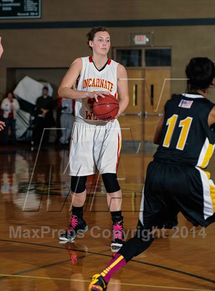 Thumbnail 2 in Incarnate Word Academy vs Marian Catholic (Prepcasts Elite Girls Shootout VI) photogallery.