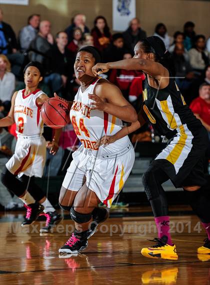 Thumbnail 1 in Incarnate Word Academy vs Marian Catholic (Prepcasts Elite Girls Shootout VI) photogallery.