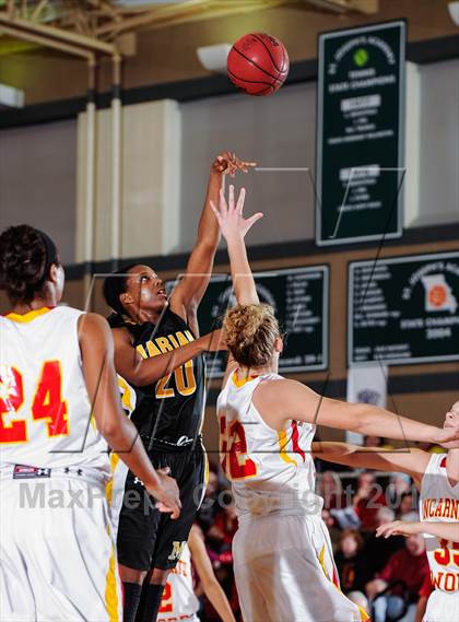 Thumbnail 3 in Incarnate Word Academy vs Marian Catholic (Prepcasts Elite Girls Shootout VI) photogallery.