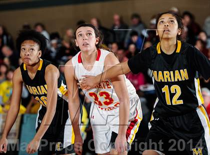 Thumbnail 2 in Incarnate Word Academy vs Marian Catholic (Prepcasts Elite Girls Shootout VI) photogallery.
