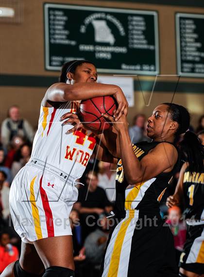 Thumbnail 3 in Incarnate Word Academy vs Marian Catholic (Prepcasts Elite Girls Shootout VI) photogallery.