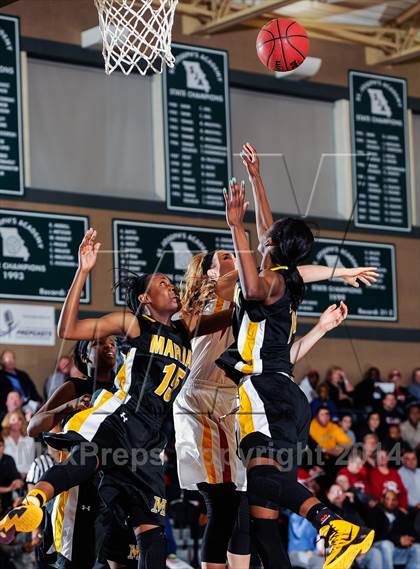 Thumbnail 2 in Incarnate Word Academy vs Marian Catholic (Prepcasts Elite Girls Shootout VI) photogallery.