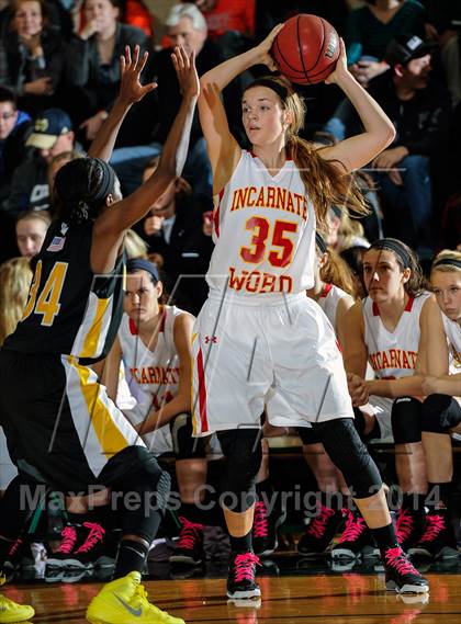 Thumbnail 3 in Incarnate Word Academy vs Marian Catholic (Prepcasts Elite Girls Shootout VI) photogallery.