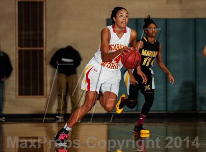 Thumbnail 1 in Incarnate Word Academy vs Marian Catholic (Prepcasts Elite Girls Shootout VI) photogallery.