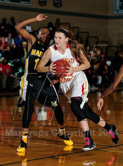 Thumbnail 1 in Incarnate Word Academy vs Marian Catholic (Prepcasts Elite Girls Shootout VI) photogallery.