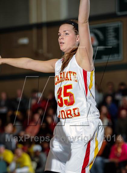 Thumbnail 1 in Incarnate Word Academy vs Marian Catholic (Prepcasts Elite Girls Shootout VI) photogallery.