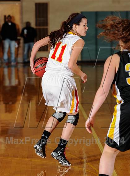 Thumbnail 2 in Incarnate Word Academy vs Marian Catholic (Prepcasts Elite Girls Shootout VI) photogallery.