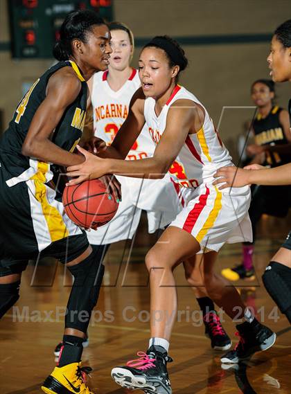 Thumbnail 2 in Incarnate Word Academy vs Marian Catholic (Prepcasts Elite Girls Shootout VI) photogallery.