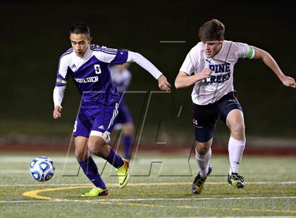 Thumbnail 3 in Pine Creek vs. Boulder (CHSAA 5A Semifinal) photogallery.