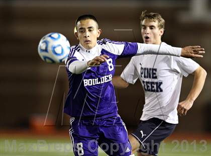 Thumbnail 3 in Pine Creek vs. Boulder (CHSAA 5A Semifinal) photogallery.