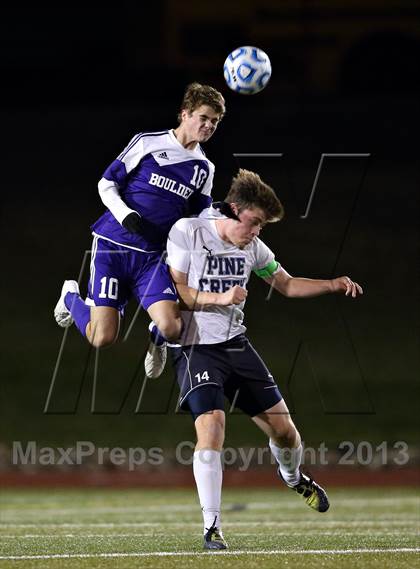 Thumbnail 3 in Pine Creek vs. Boulder (CHSAA 5A Semifinal) photogallery.