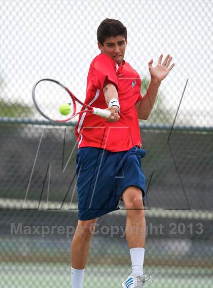 Thumbnail 3 in Nassau County Section 8 Boys Tennis Championships photogallery.