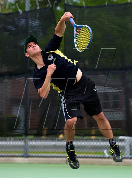 Thumbnail 2 in Nassau County Section 8 Boys Tennis Championships photogallery.