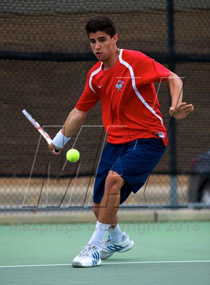 Thumbnail 2 in Nassau County Section 8 Boys Tennis Championships photogallery.