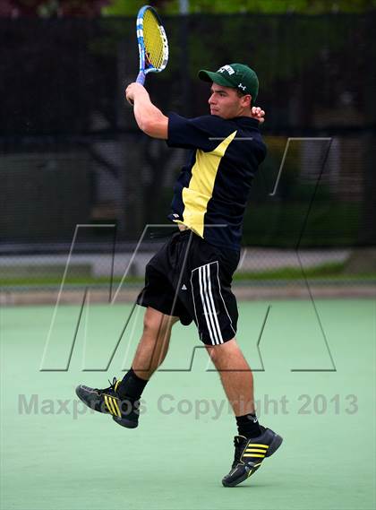 Thumbnail 3 in Nassau County Section 8 Boys Tennis Championships photogallery.