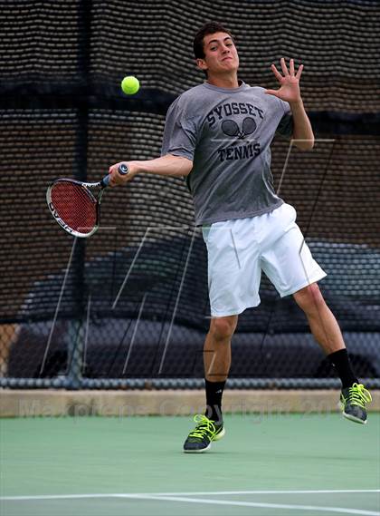 Thumbnail 3 in Nassau County Section 8 Boys Tennis Championships photogallery.