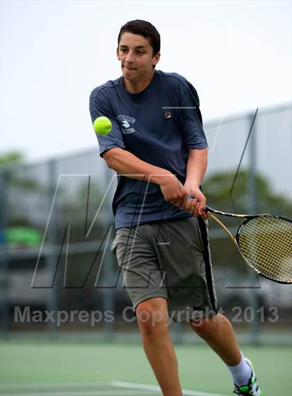 Thumbnail 2 in Nassau County Section 8 Boys Tennis Championships photogallery.